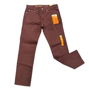 Urban Pipeline Men's Slim Straight Brown Jeans